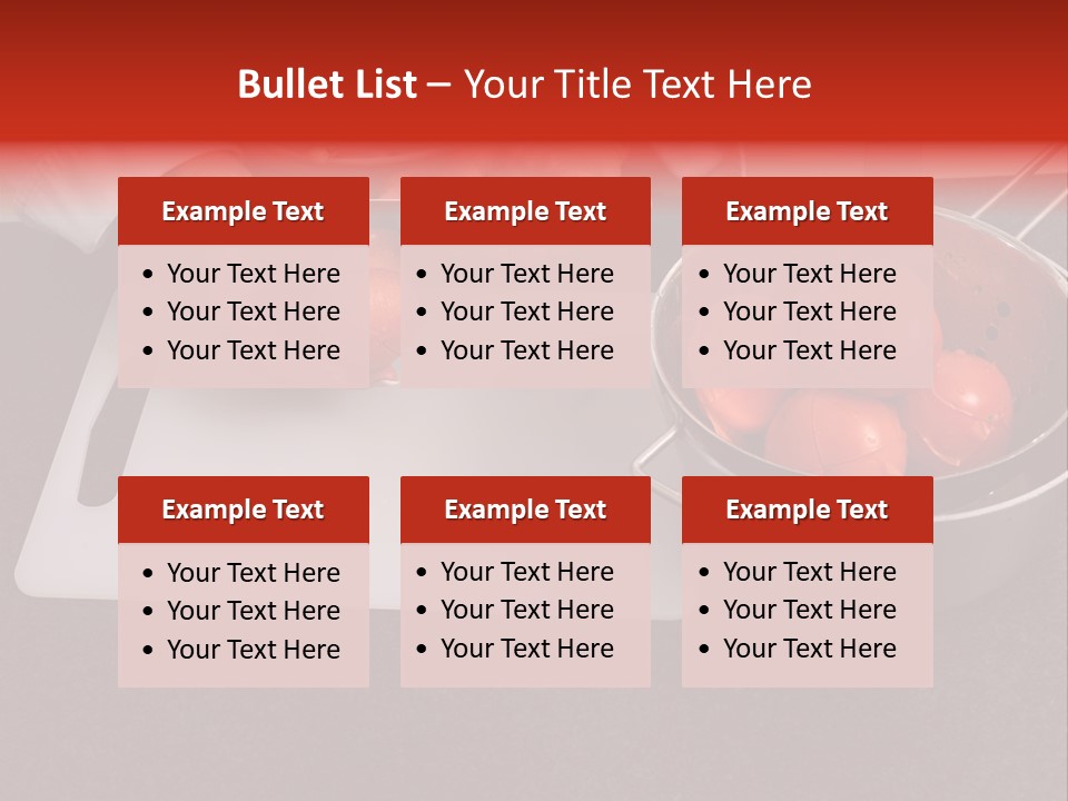 Chef Is Peeling Boiled Tomatos PowerPoint Template