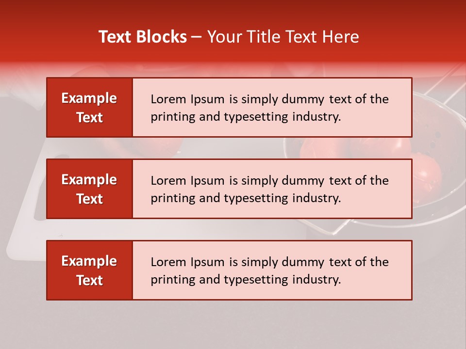 Chef Is Peeling Boiled Tomatos PowerPoint Template