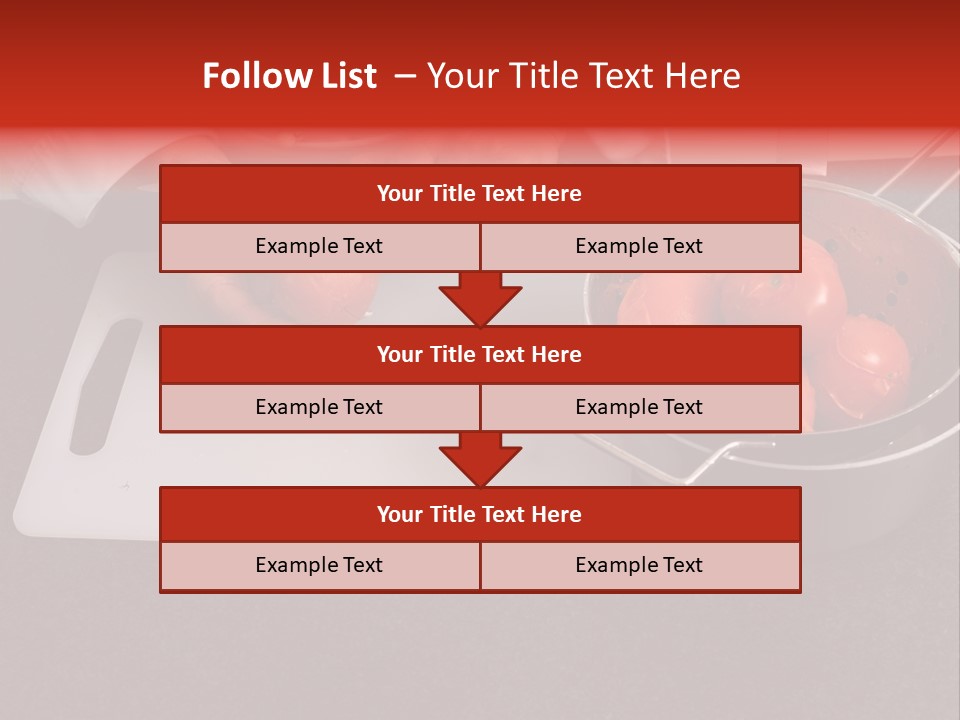 Chef Is Peeling Boiled Tomatos PowerPoint Template