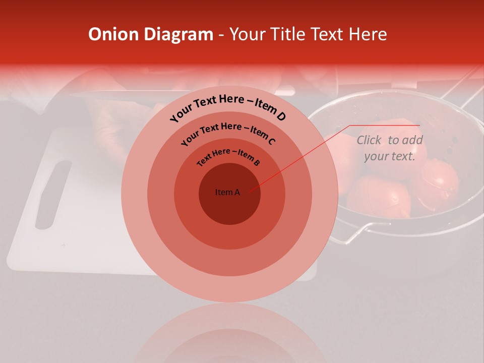 Chef Is Peeling Boiled Tomatos PowerPoint Template