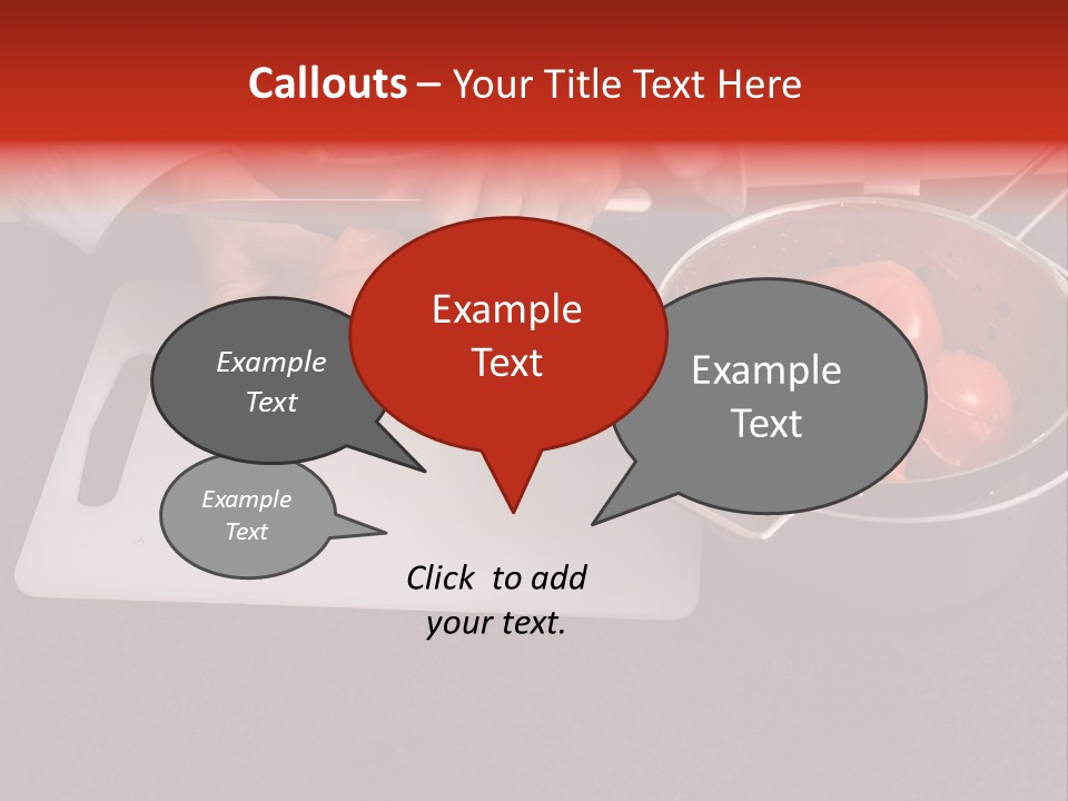 Chef Is Peeling Boiled Tomatos PowerPoint Template