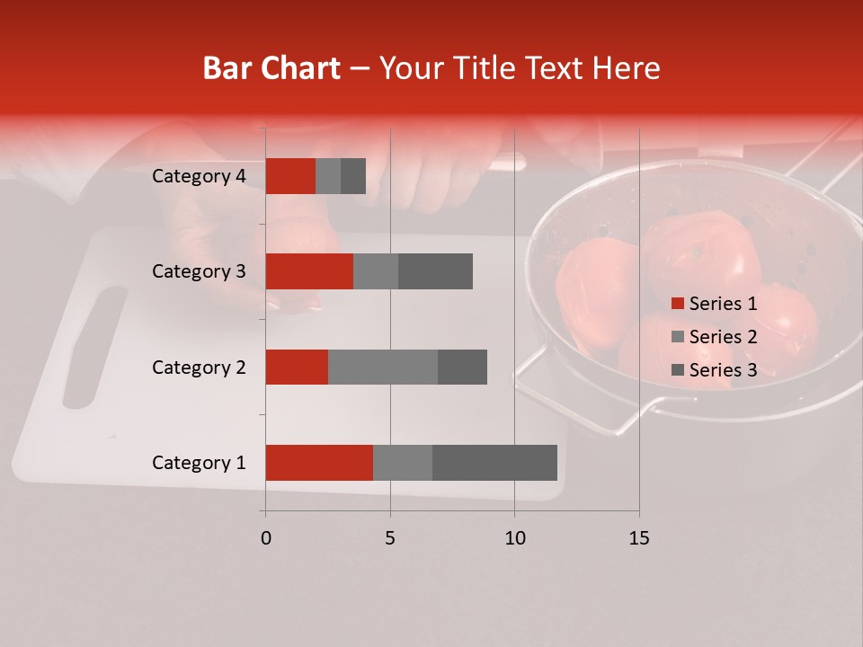 Chef Is Peeling Boiled Tomatos PowerPoint Template