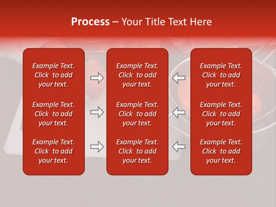 Chef Is Peeling Boiled Tomatos PowerPoint Template