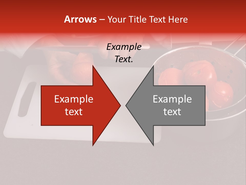 Chef Is Peeling Boiled Tomatos PowerPoint Template