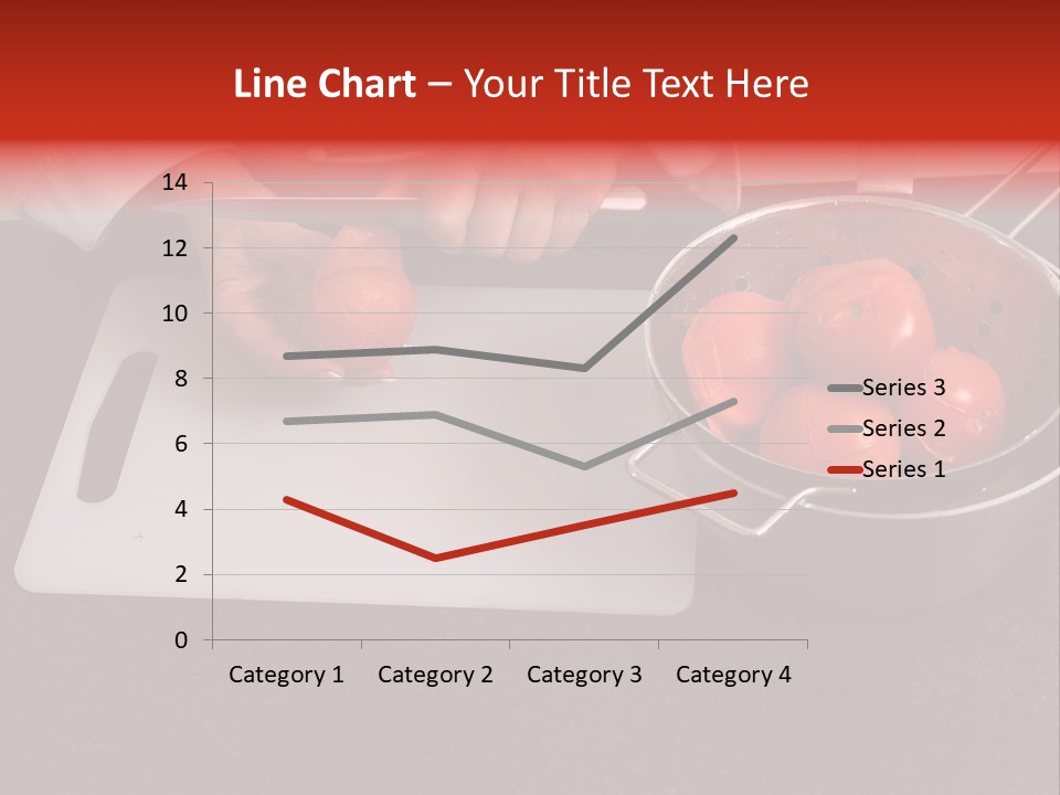Chef Is Peeling Boiled Tomatos PowerPoint Template