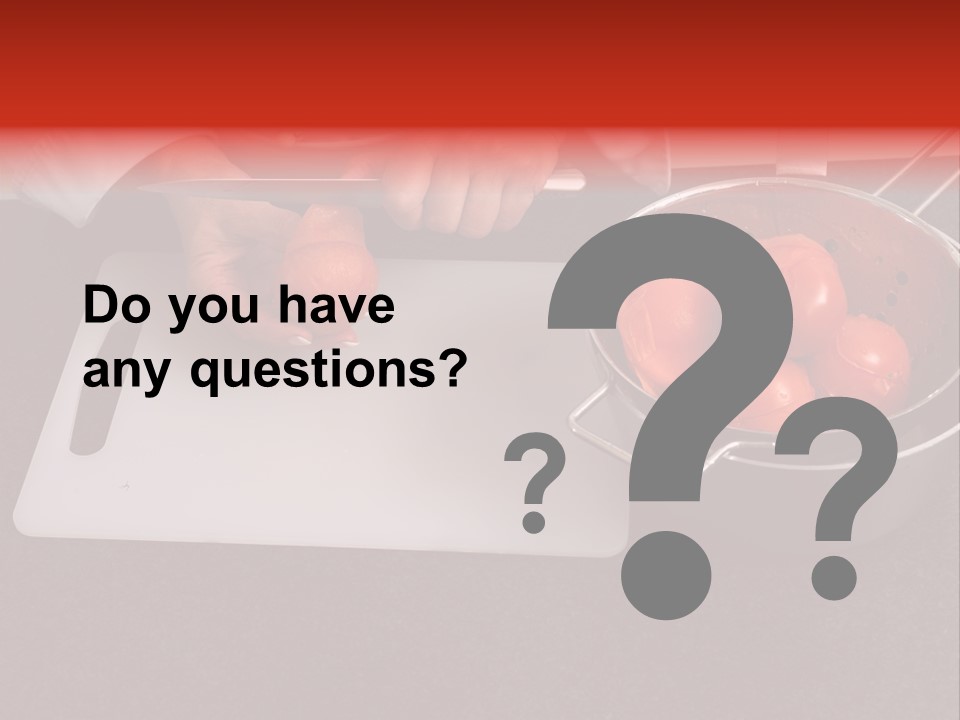 Chef Is Peeling Boiled Tomatos PowerPoint Template