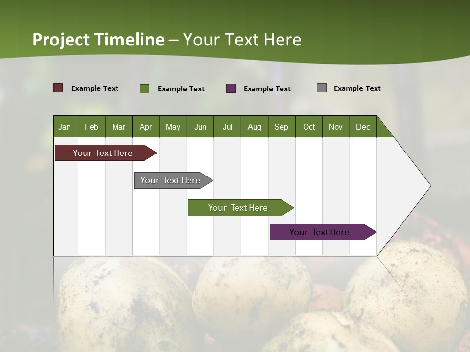 A First Harvest Of Organically Grown New Potatoes, Freshly Dug From The Ground Lying On Top Of The Soil, With A Garden Fork In The Background. PowerPoint Template
