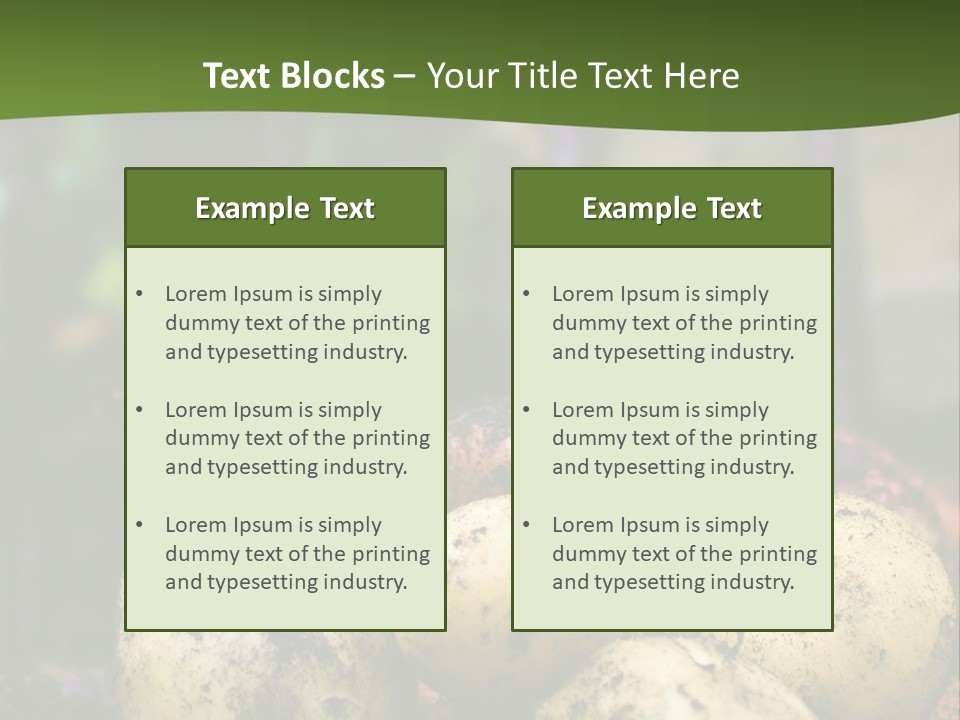 A First Harvest Of Organically Grown New Potatoes, Freshly Dug From The Ground Lying On Top Of The Soil, With A Garden Fork In The Background. PowerPoint Template