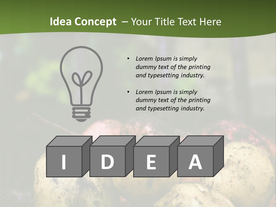 A First Harvest Of Organically Grown New Potatoes, Freshly Dug From The Ground Lying On Top Of The Soil, With A Garden Fork In The Background. PowerPoint Template