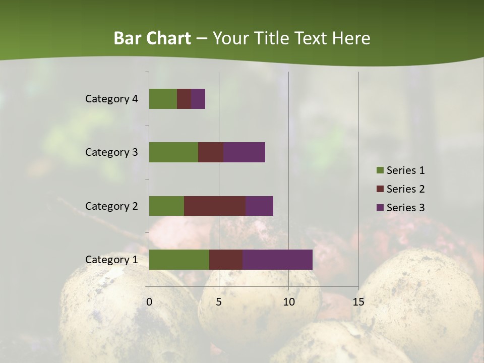 A First Harvest Of Organically Grown New Potatoes, Freshly Dug From The Ground Lying On Top Of The Soil, With A Garden Fork In The Background. PowerPoint Template