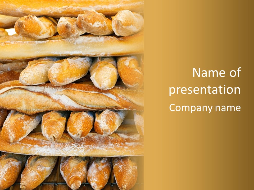 French Baguettes PowerPoint Template