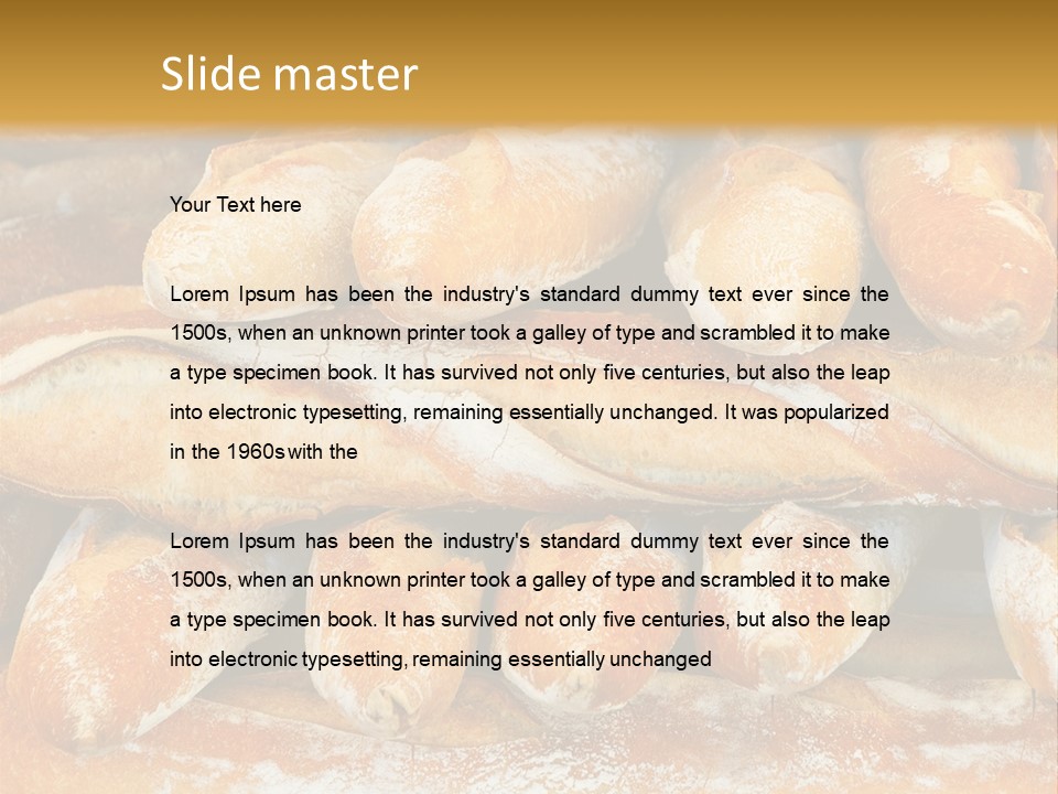 French Baguettes PowerPoint Template