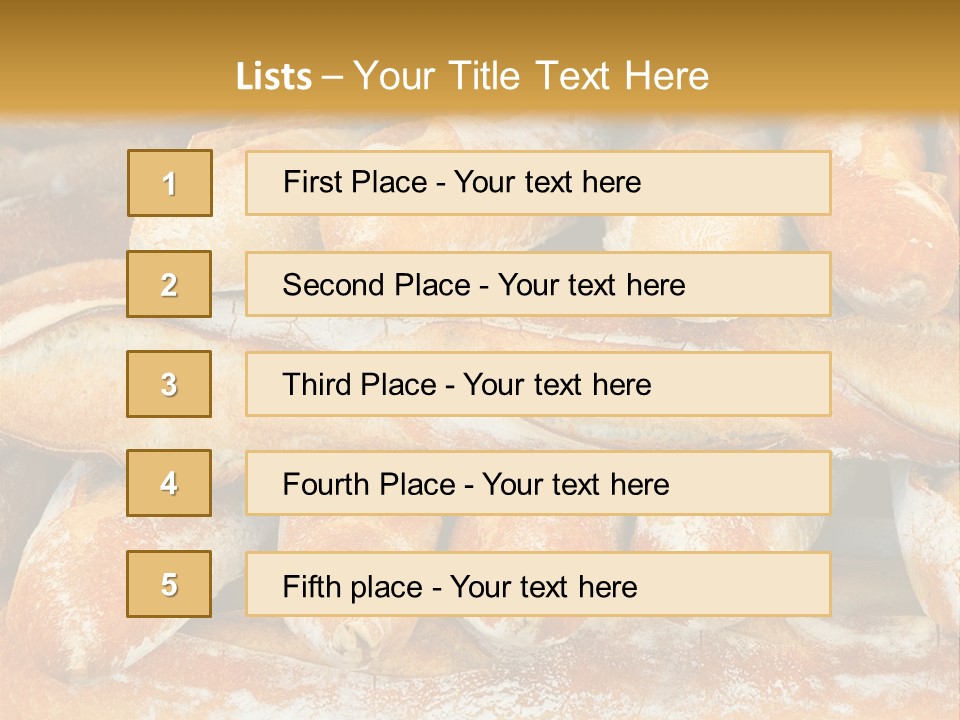 French Baguettes PowerPoint Template