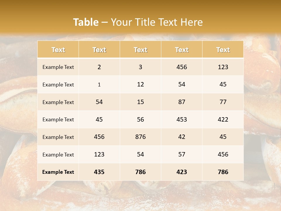 French Baguettes PowerPoint Template