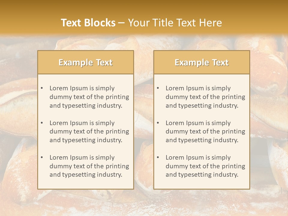 French Baguettes PowerPoint Template