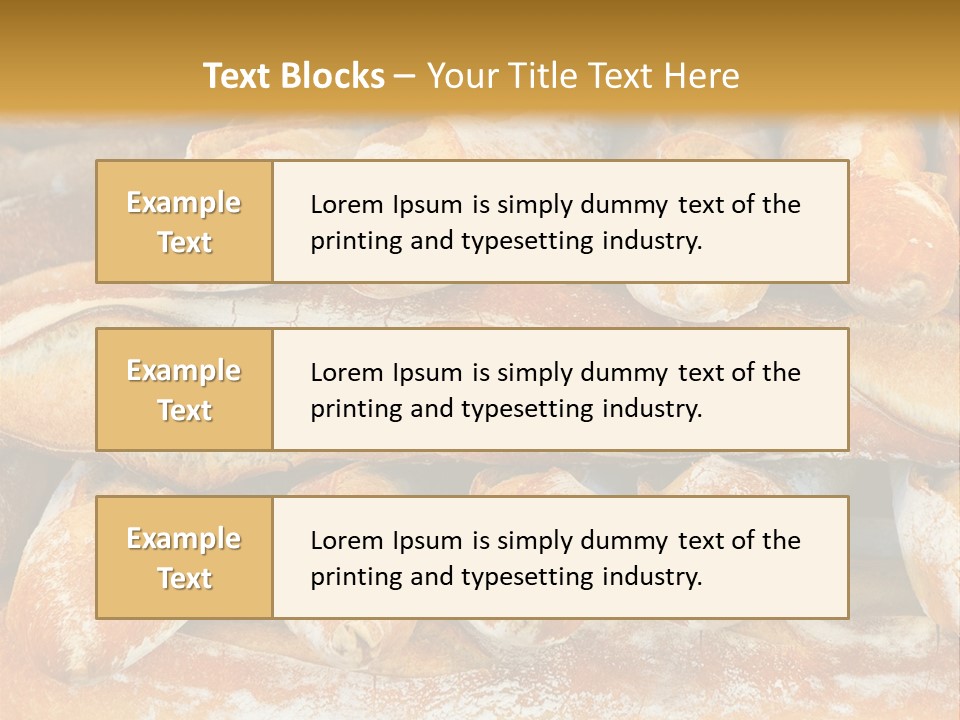 French Baguettes PowerPoint Template