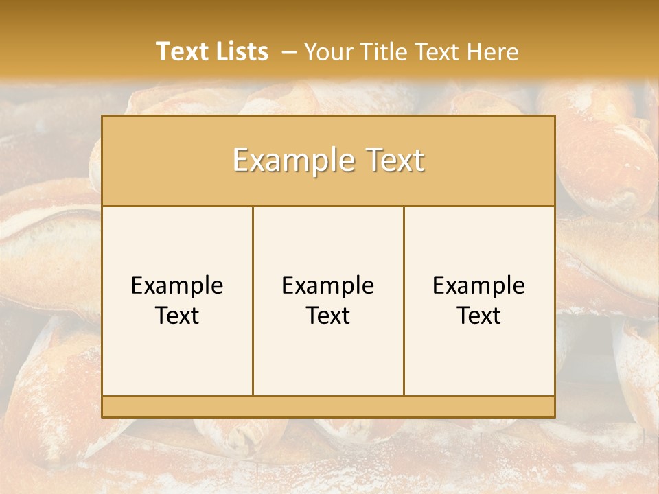 French Baguettes PowerPoint Template