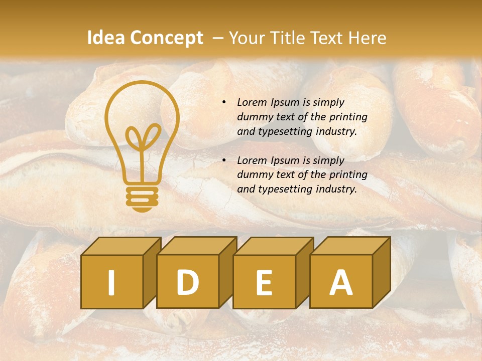 French Baguettes PowerPoint Template