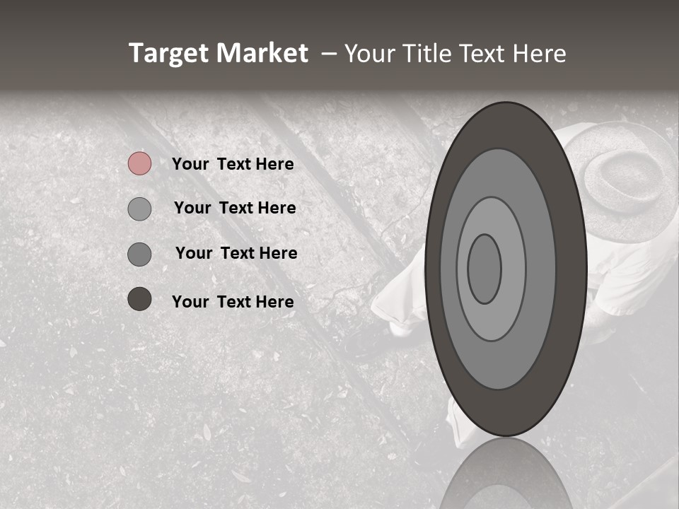 Old Man Sitting On Steps Alone, Hdr Image PowerPoint Template