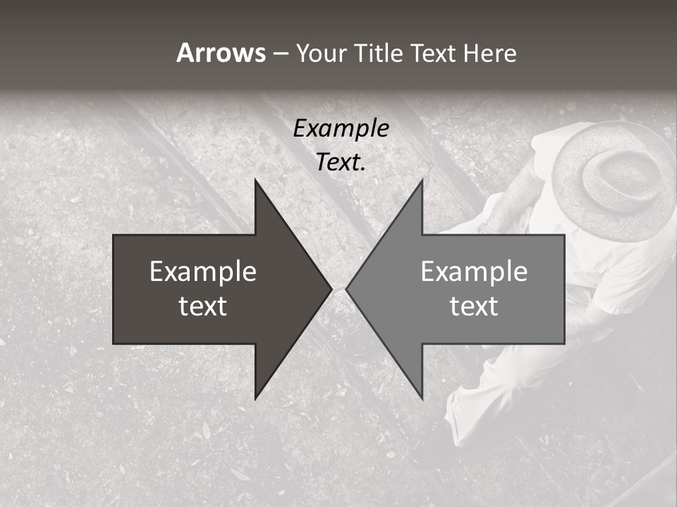 Old Man Sitting On Steps Alone, Hdr Image PowerPoint Template