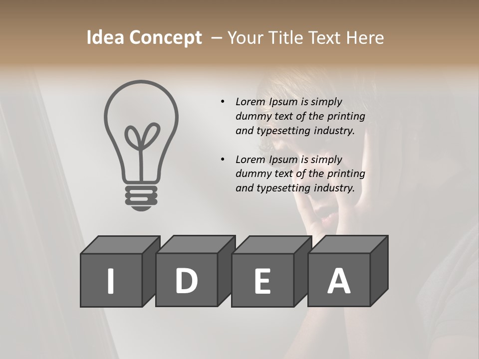 Cyber Bullying Concept PowerPoint Template