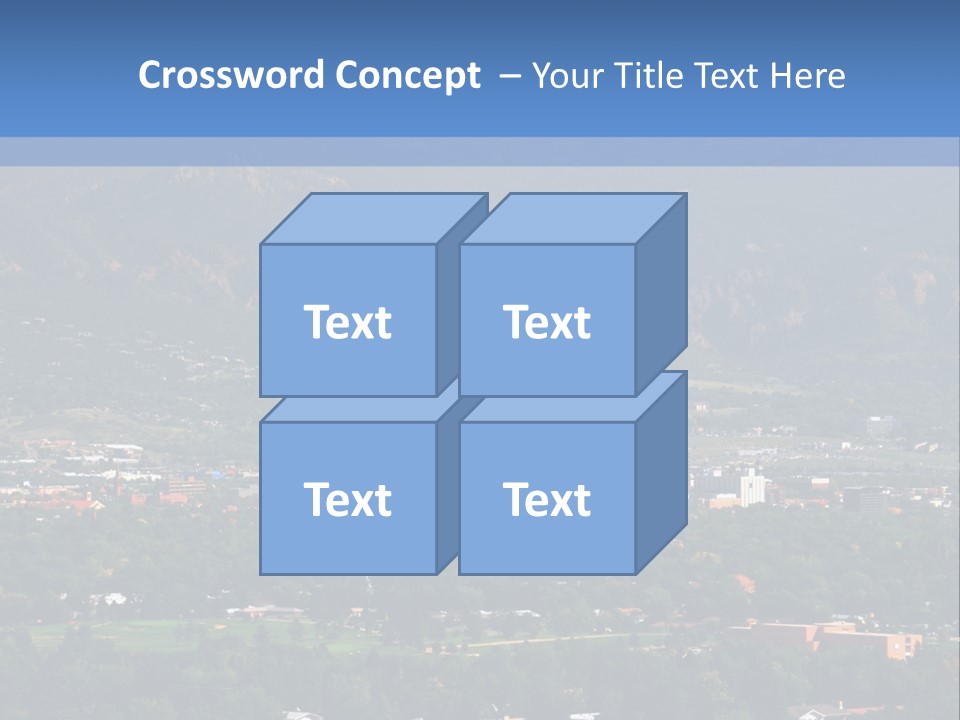 Attractive Female Businesswoman In The Office, Work Overload. Studio Shot. PowerPoint Template