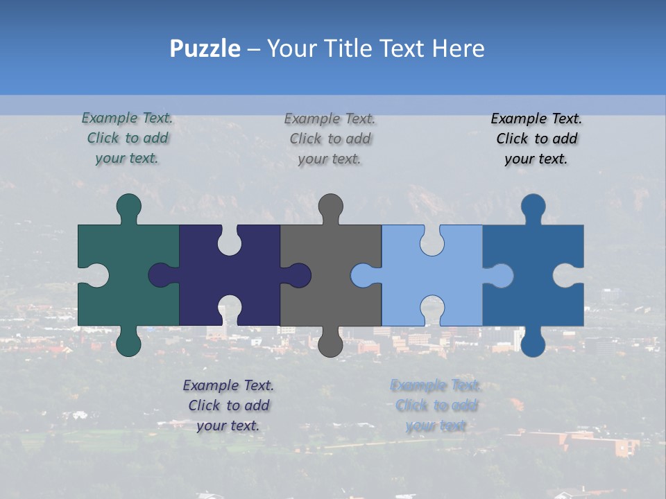 Attractive Female Businesswoman In The Office, Work Overload. Studio Shot. PowerPoint Template