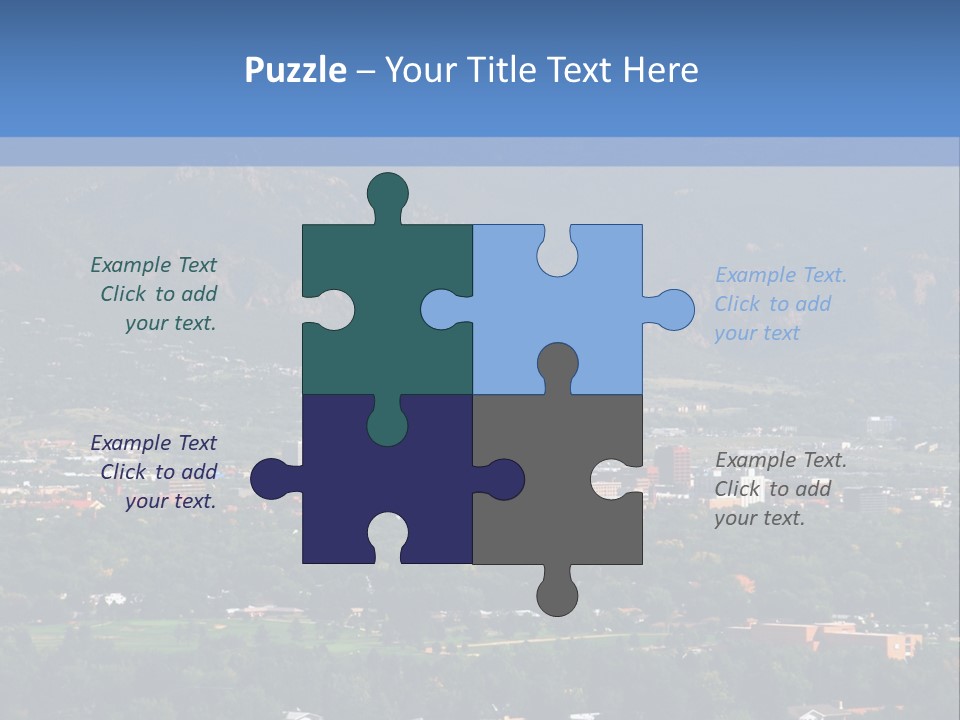 Attractive Female Businesswoman In The Office, Work Overload. Studio Shot. PowerPoint Template