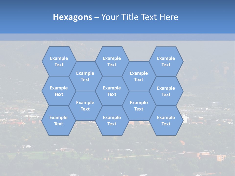 Attractive Female Businesswoman In The Office, Work Overload. Studio Shot. PowerPoint Template