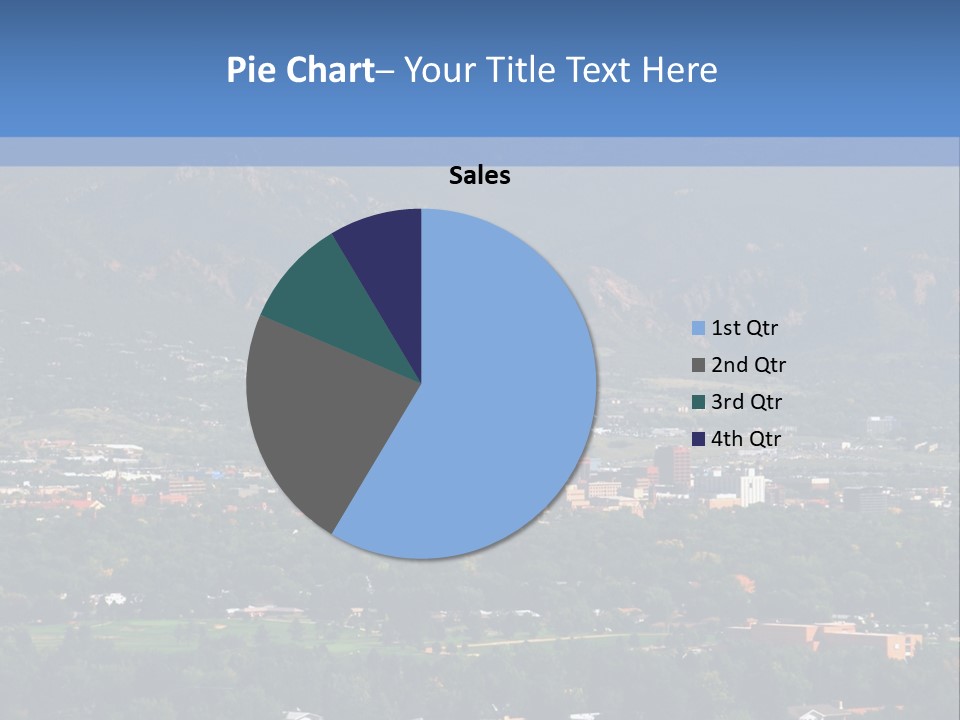 Attractive Female Businesswoman In The Office, Work Overload. Studio Shot. PowerPoint Template