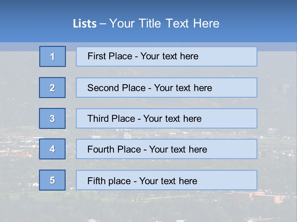 Attractive Female Businesswoman In The Office, Work Overload. Studio Shot. PowerPoint Template