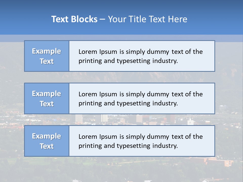 Attractive Female Businesswoman In The Office, Work Overload. Studio Shot. PowerPoint Template