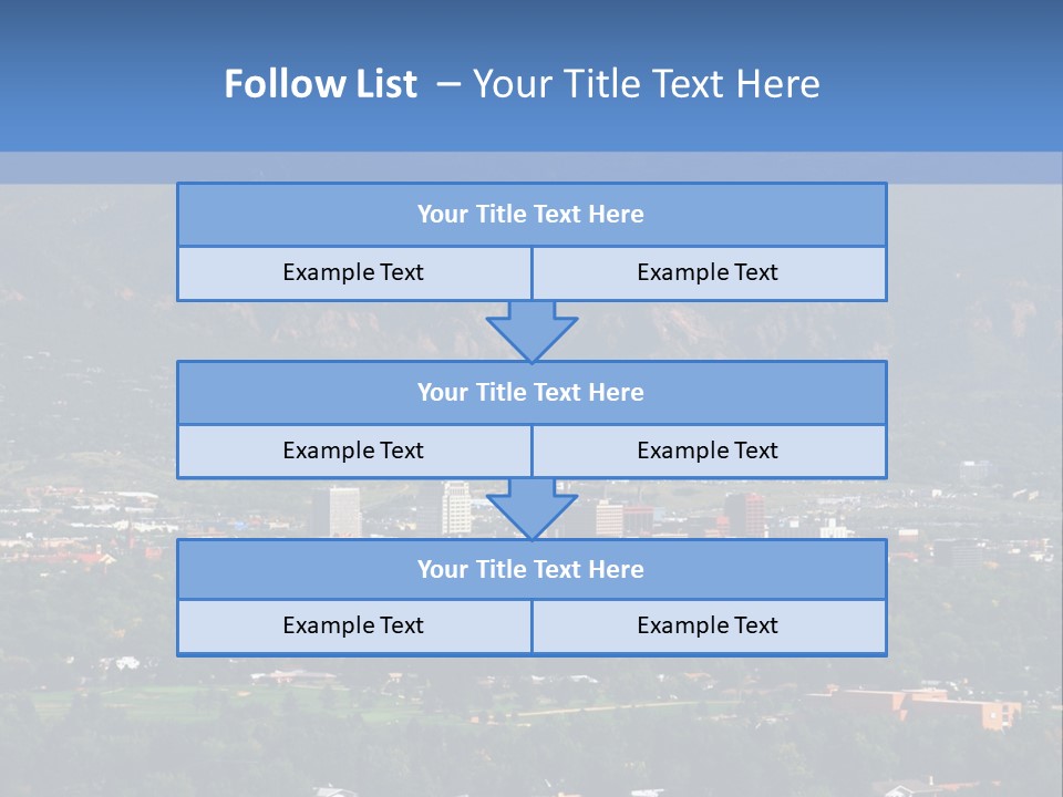 Attractive Female Businesswoman In The Office, Work Overload. Studio Shot. PowerPoint Template