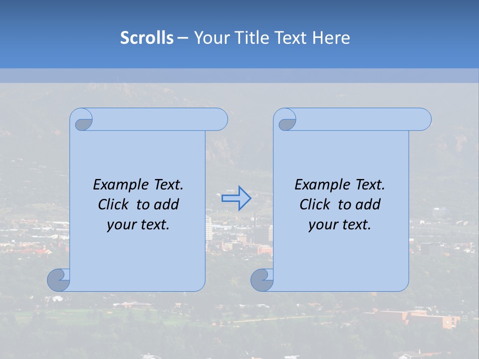 Attractive Female Businesswoman In The Office, Work Overload. Studio Shot. PowerPoint Template