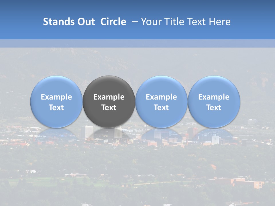 Attractive Female Businesswoman In The Office, Work Overload. Studio Shot. PowerPoint Template