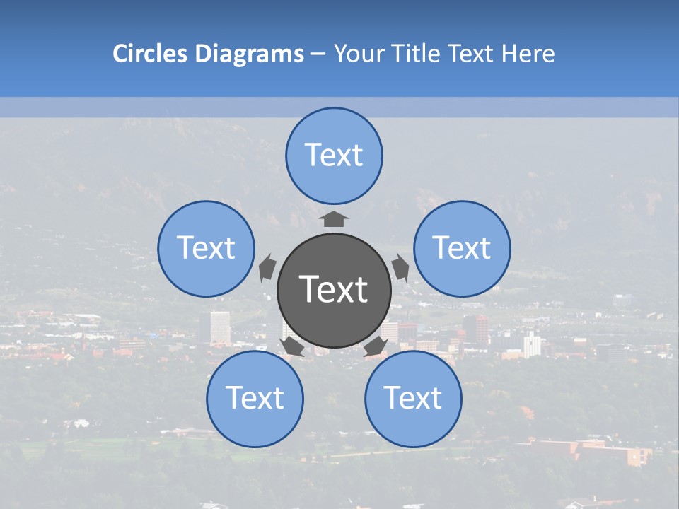 Attractive Female Businesswoman In The Office, Work Overload. Studio Shot. PowerPoint Template