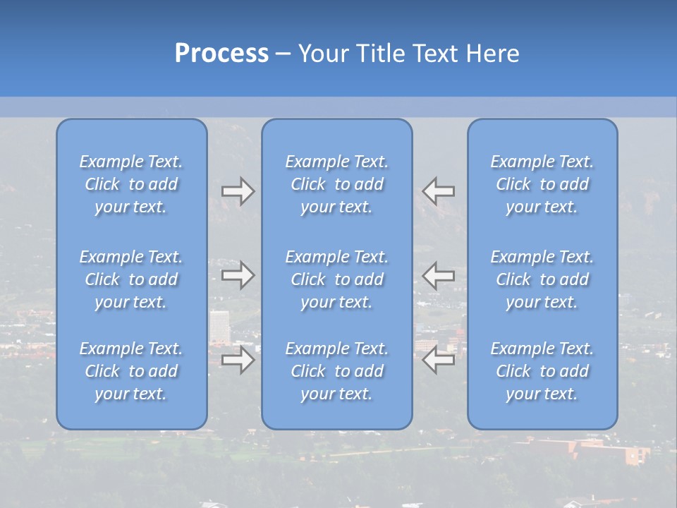 Attractive Female Businesswoman In The Office, Work Overload. Studio Shot. PowerPoint Template