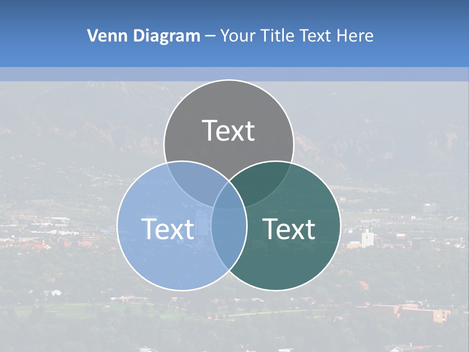 Attractive Female Businesswoman In The Office, Work Overload. Studio Shot. PowerPoint Template