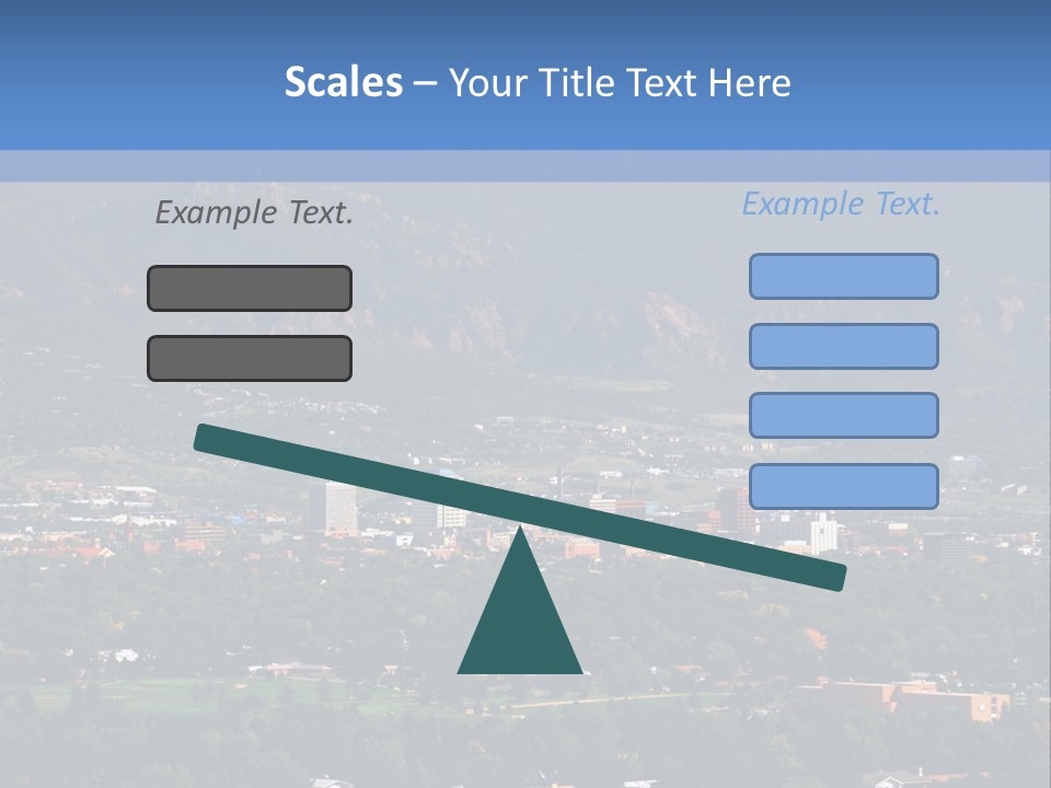 Attractive Female Businesswoman In The Office, Work Overload. Studio Shot. PowerPoint Template