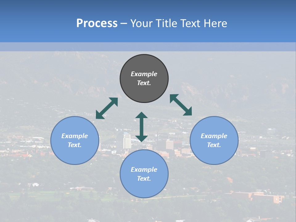 Attractive Female Businesswoman In The Office, Work Overload. Studio Shot. PowerPoint Template