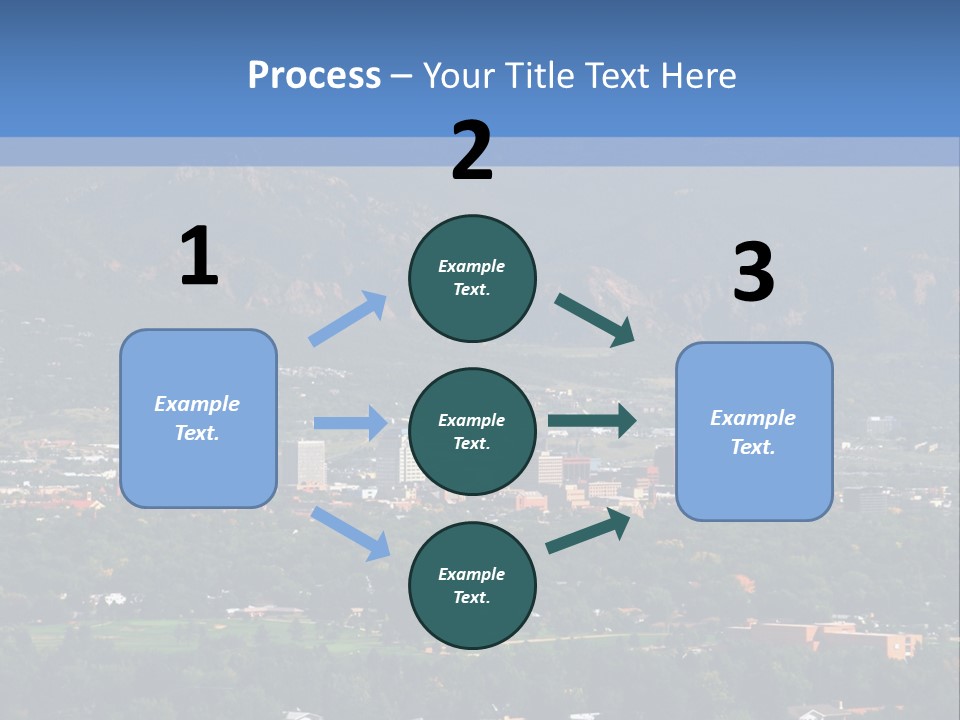 Attractive Female Businesswoman In The Office, Work Overload. Studio Shot. PowerPoint Template