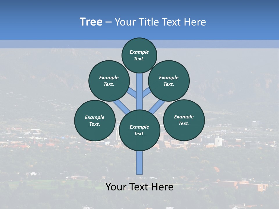 Attractive Female Businesswoman In The Office, Work Overload. Studio Shot. PowerPoint Template