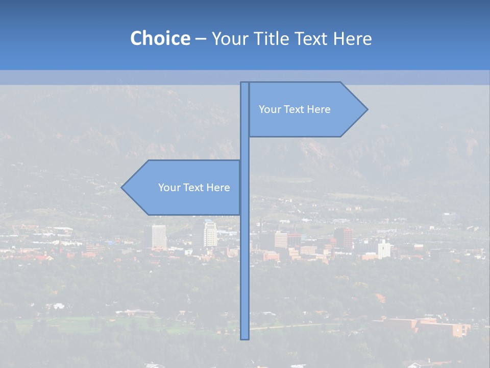 Attractive Female Businesswoman In The Office, Work Overload. Studio Shot. PowerPoint Template