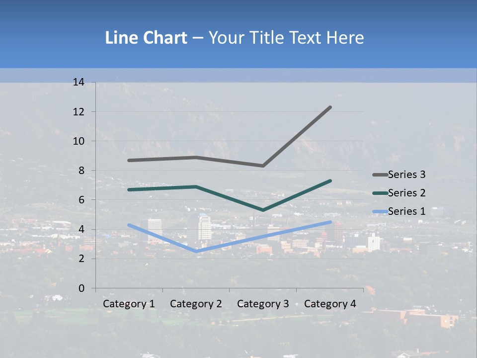 Attractive Female Businesswoman In The Office, Work Overload. Studio Shot. PowerPoint Template