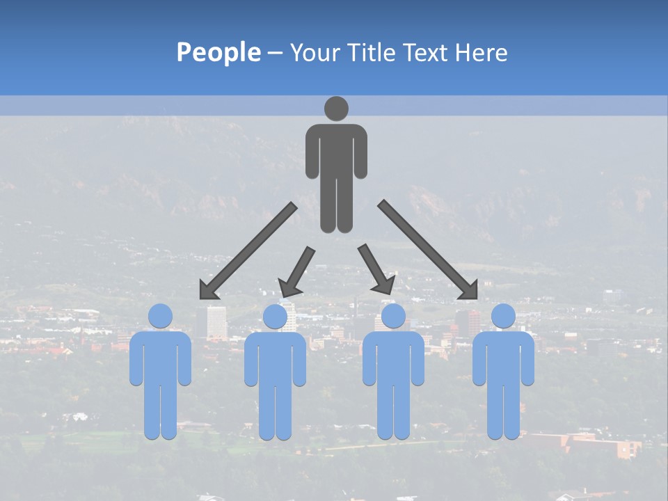 Attractive Female Businesswoman In The Office, Work Overload. Studio Shot. PowerPoint Template