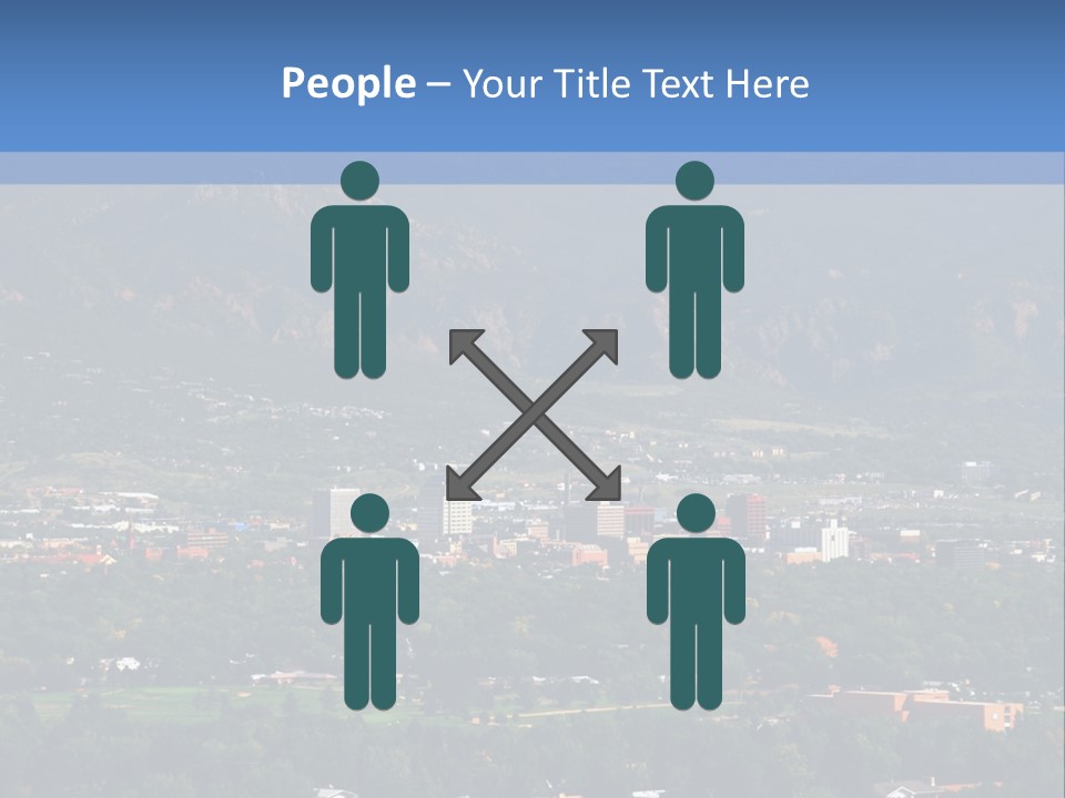 Attractive Female Businesswoman In The Office, Work Overload. Studio Shot. PowerPoint Template