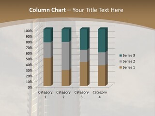 Modern Apartment Building At Sunset In Austin, Texas. PowerPoint Template