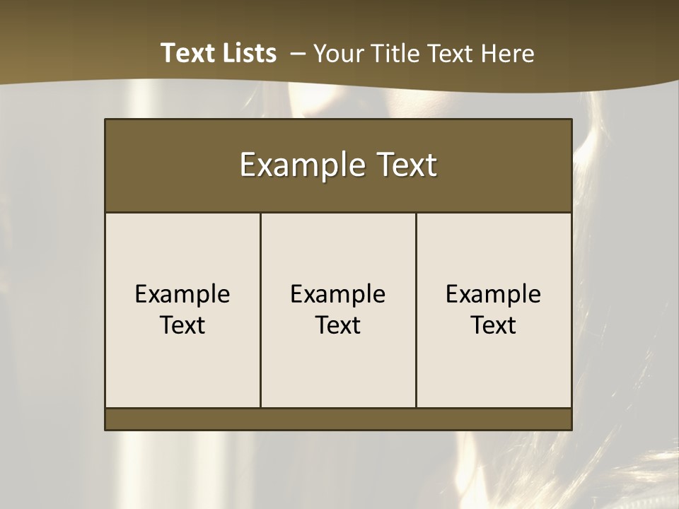 Young Woman Looking Out Of Window PowerPoint Template