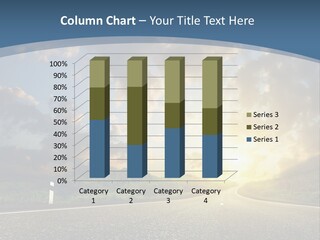 Sunset And Road PowerPoint Template