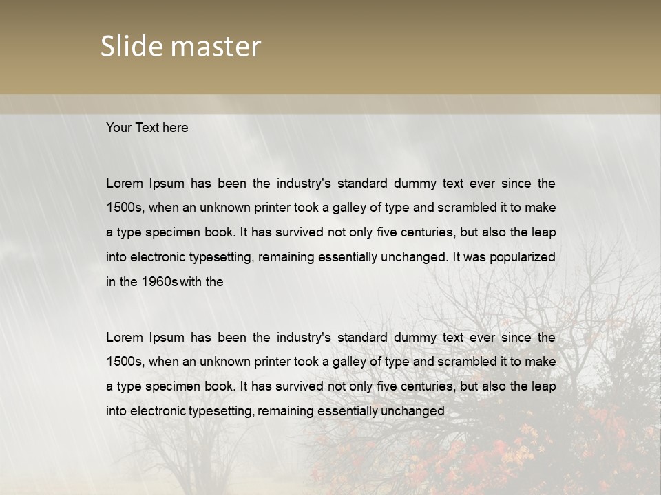 Stormy Weather PowerPoint Template